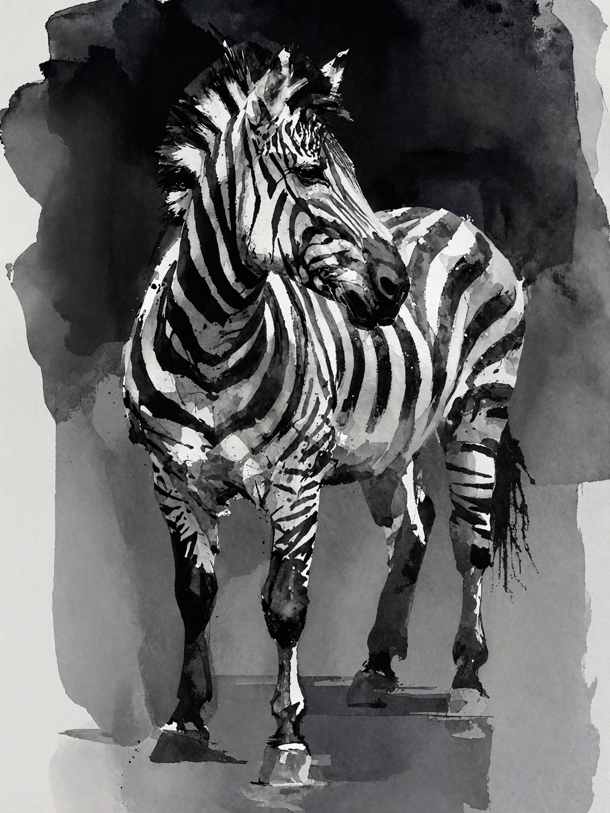 214-1751-Zebra-vor-schwarzem-Hintergrund-acrylglasbild-artland