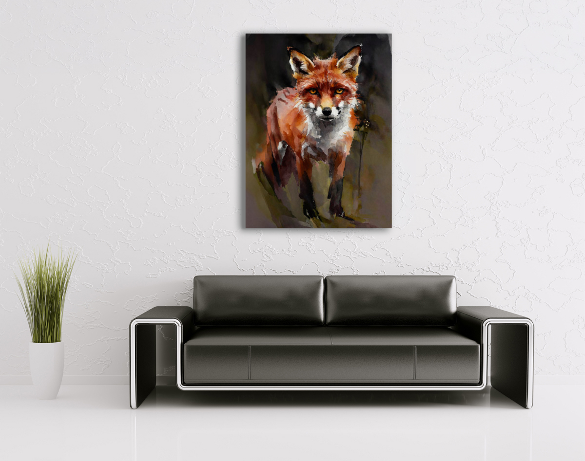 214-1768-wohnzimmer-junger-roter-Fuchs-kunstdrucke-leinwandbilder