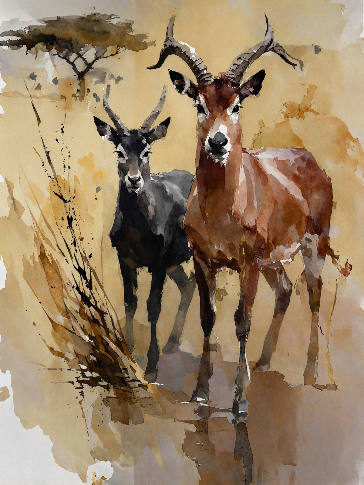 214-1779-Antilopen-in-der-Savanne-portraets-wandbilder.jpg