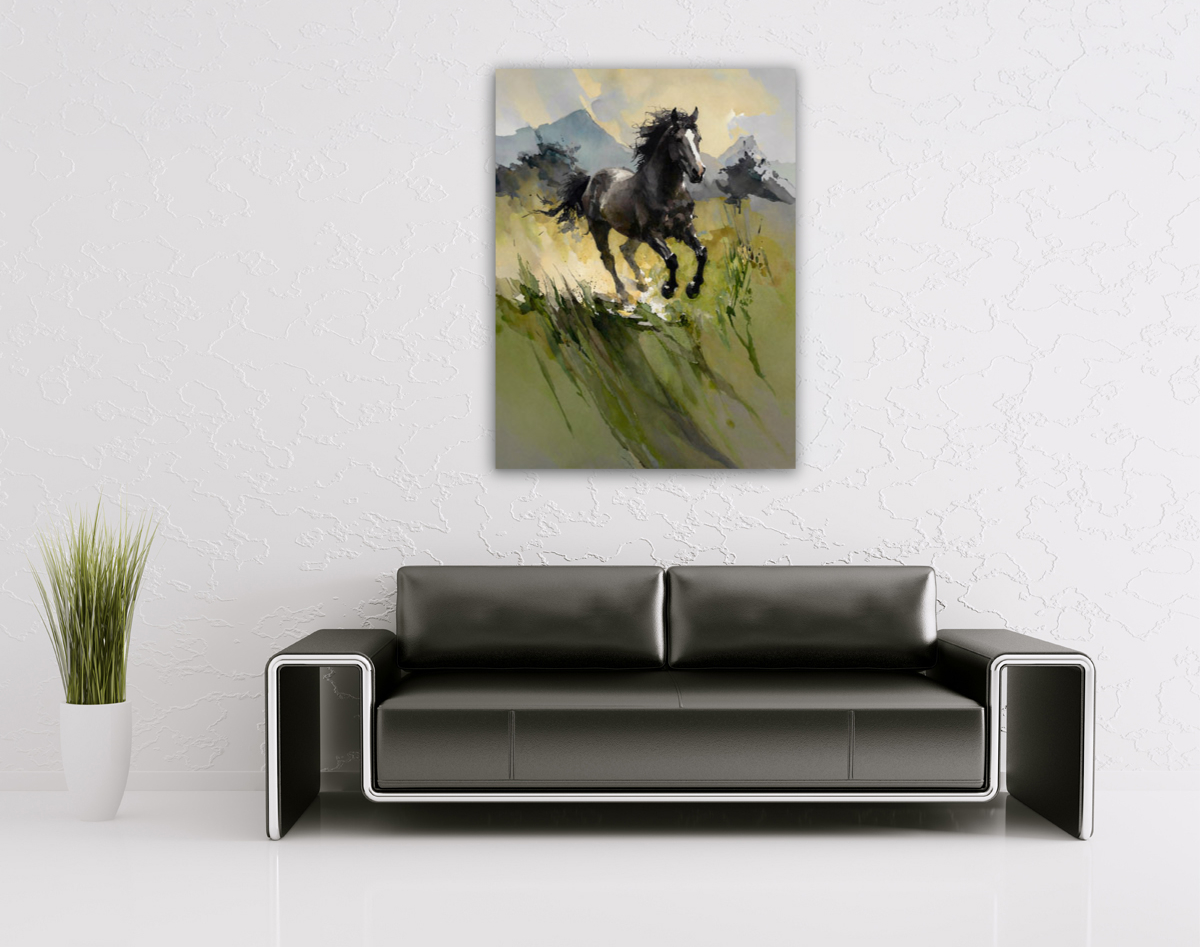 214-1801-wohnzimmer-galoppierendes-Pferd-art-gallery-frei-waehlbaren-groessen