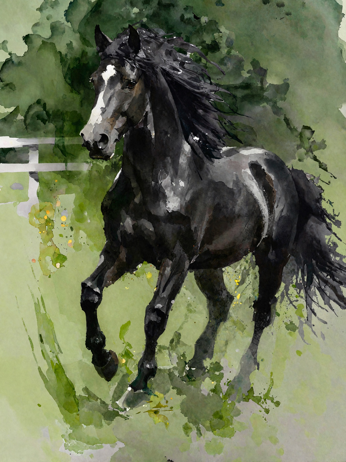 214-1805-glänzendes-schwarzes-Pferd-frei-waehlbaren-groessen-bilder.jpg