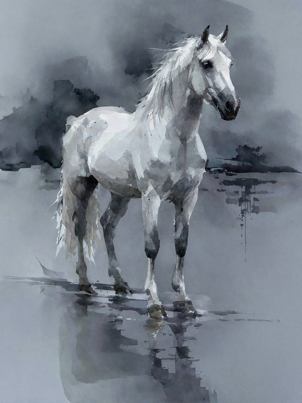 214-1806-weisses-Pferd-grauem-Hintergrund-galerie-qualitaet-gratis-versand.jpg