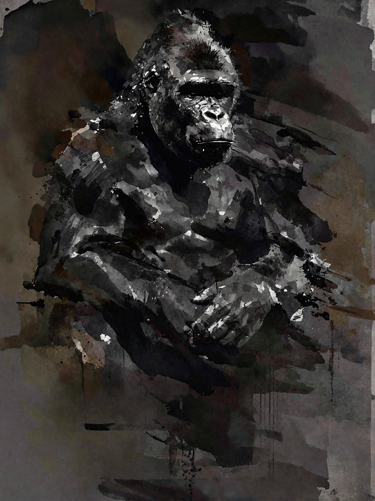 214-1811-Gorilla-vor-dunklem-Hintergrund-wechselbilderrahmen-zufriedene-kunden.jpg