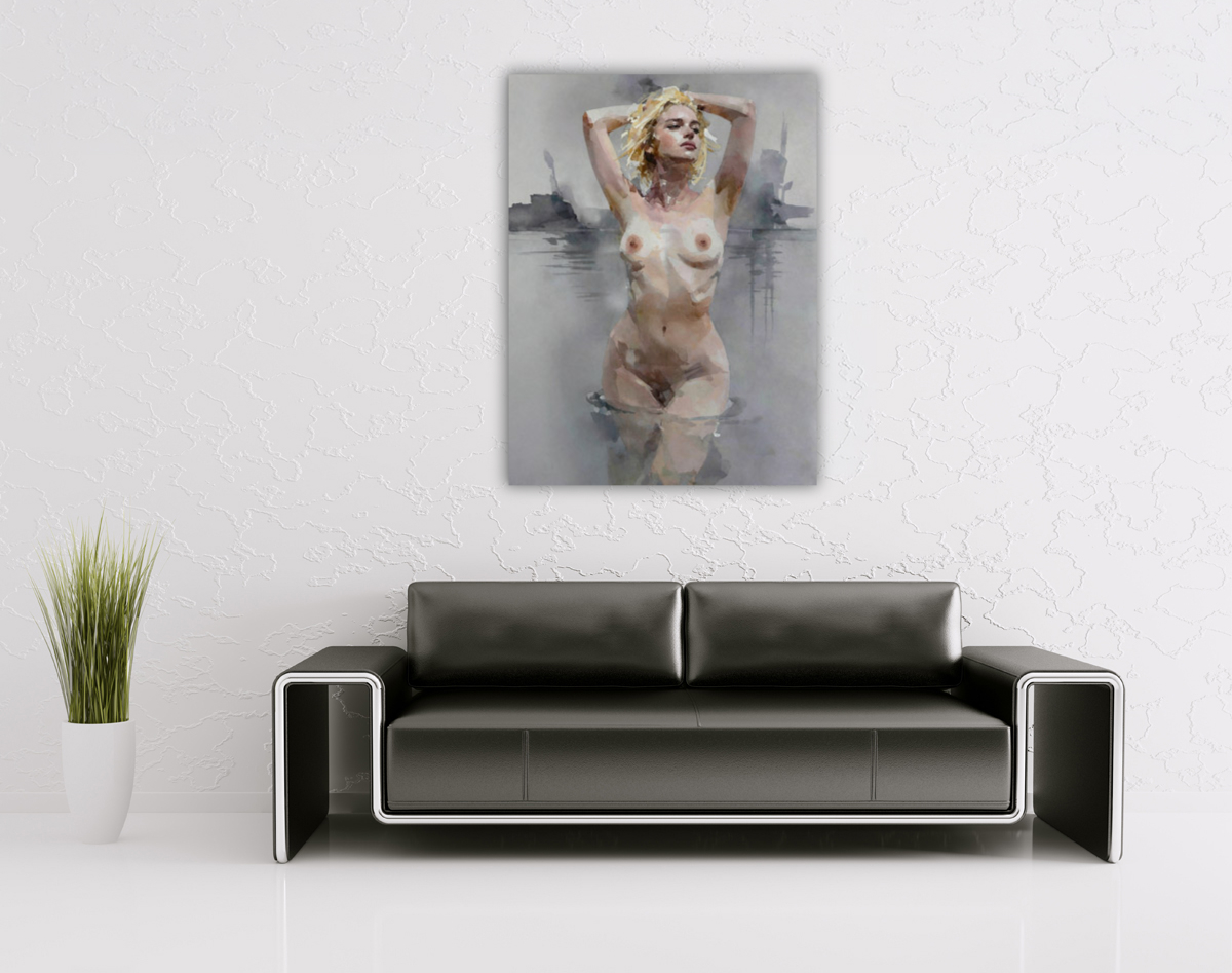 206-2078-wohnzimmer-nackte-Frau-im-see-bild-kaufen-kultur