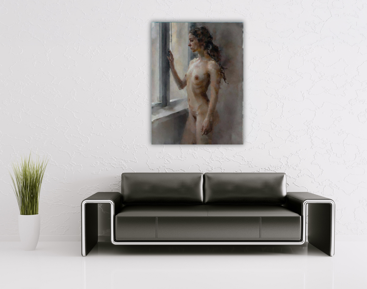 206-2085-wohnzimmer-nackte-Frau-am-Fenster-bilderrahmen-hochwertige-materialien