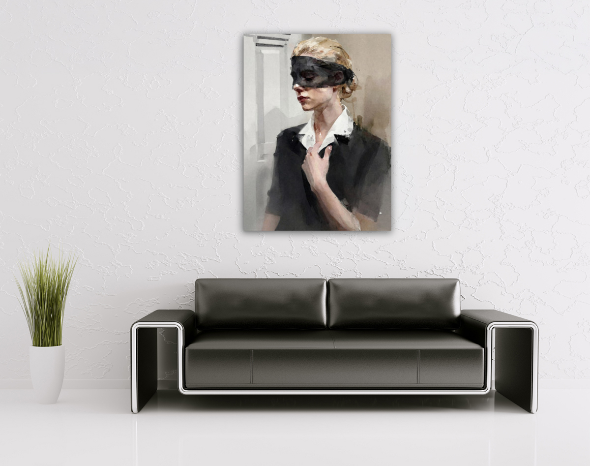 206-1869-wohnzimmer-Maedchen-mit-schwarzem-Schleier-zeitgenoessische-fotografie-top-qualitaet