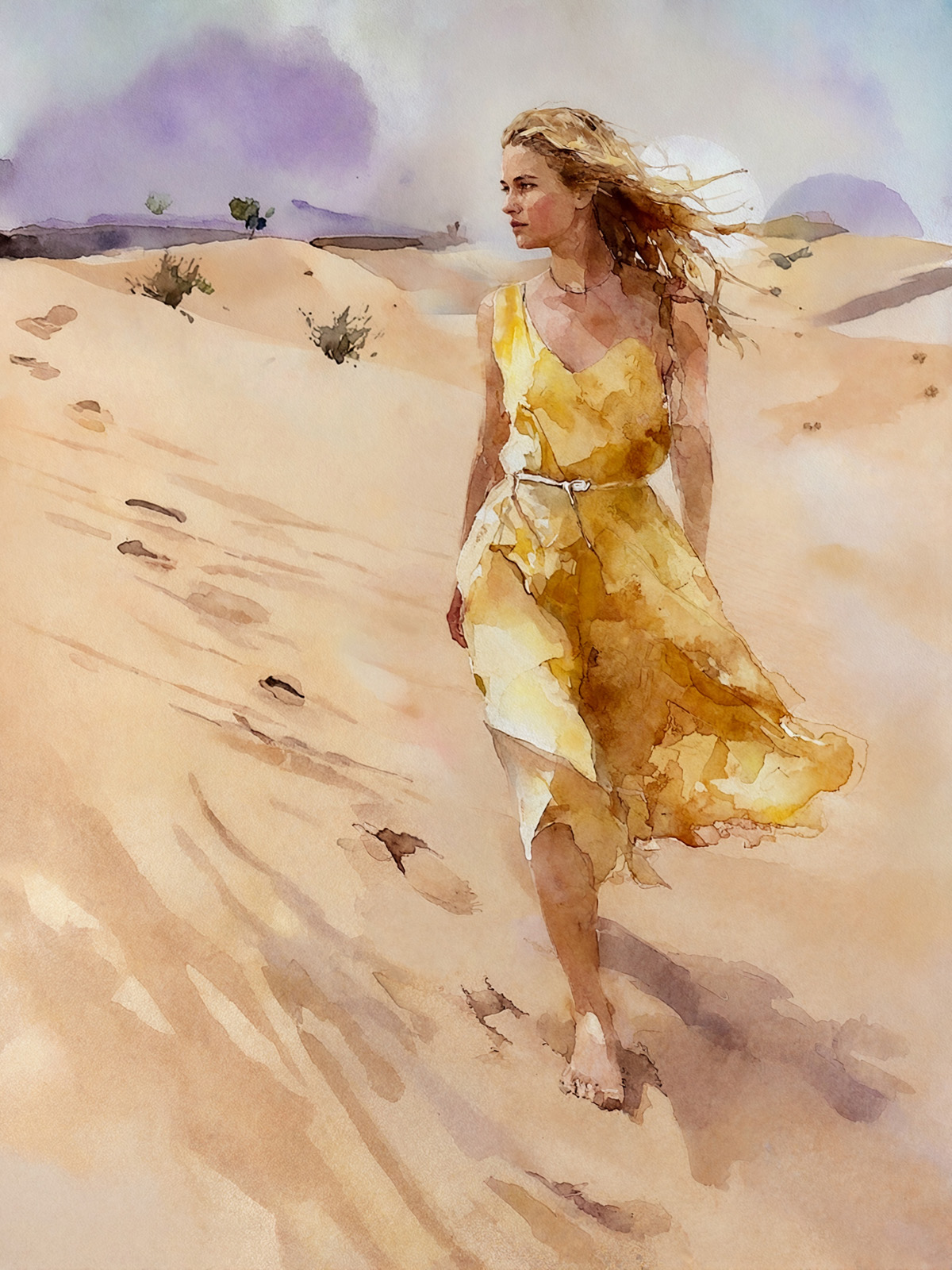 206-1879-Maedchen-in-gelbem-Kleid-am-Strand-wechselbilderrahmen-beruehmter-kuenstler.jpg