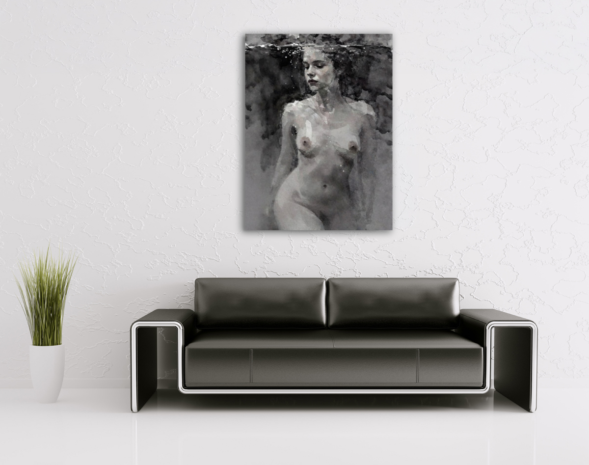 206-2072-wohnzimmer-nackte-Frau-schwimmt-in-der-Fantasie-leinwanddrucke-handsigniert