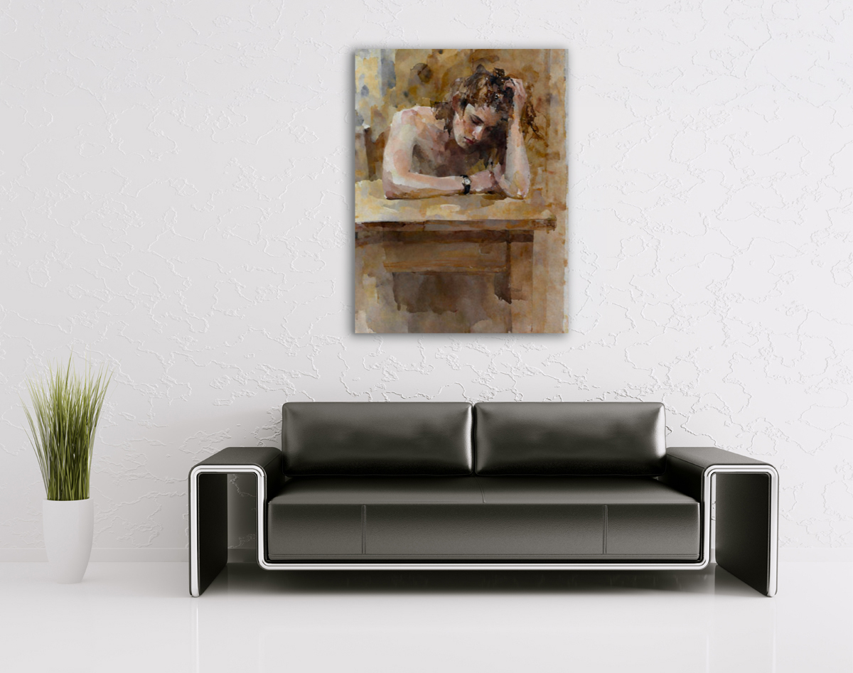206-1931-wohnzimmer-traurige-Frau-am-Tisch-gallery-kunstklassiker