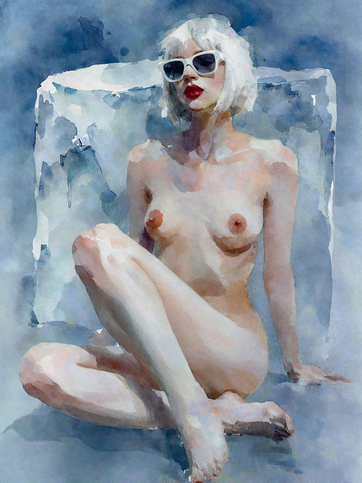 206-2042-nackte-Frau-mit-Brille-vor-Hintergrund-eines-Eiswürfels-poster-coole-bilder.jpg