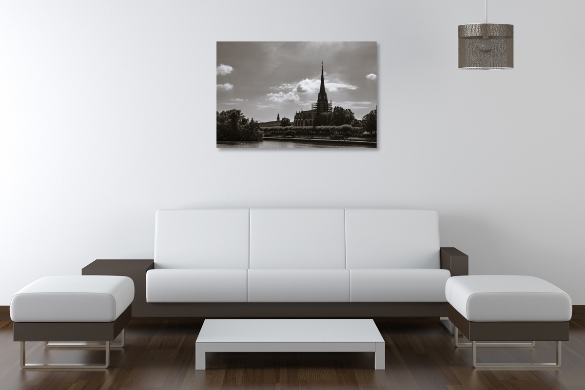 2-113-1261-wohnzimmer-monochrom-kirche-ufer-sommer-gerahmte-bilder-kunst_l