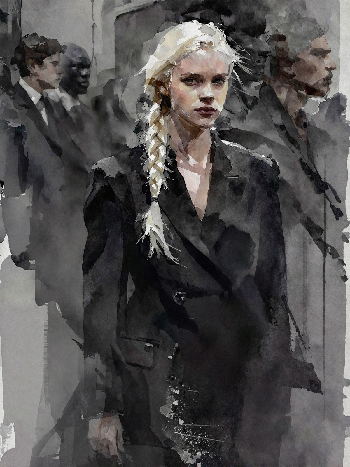 206-1837-Blondine-in-schwarzem-Mantel-gallery-glasbilder