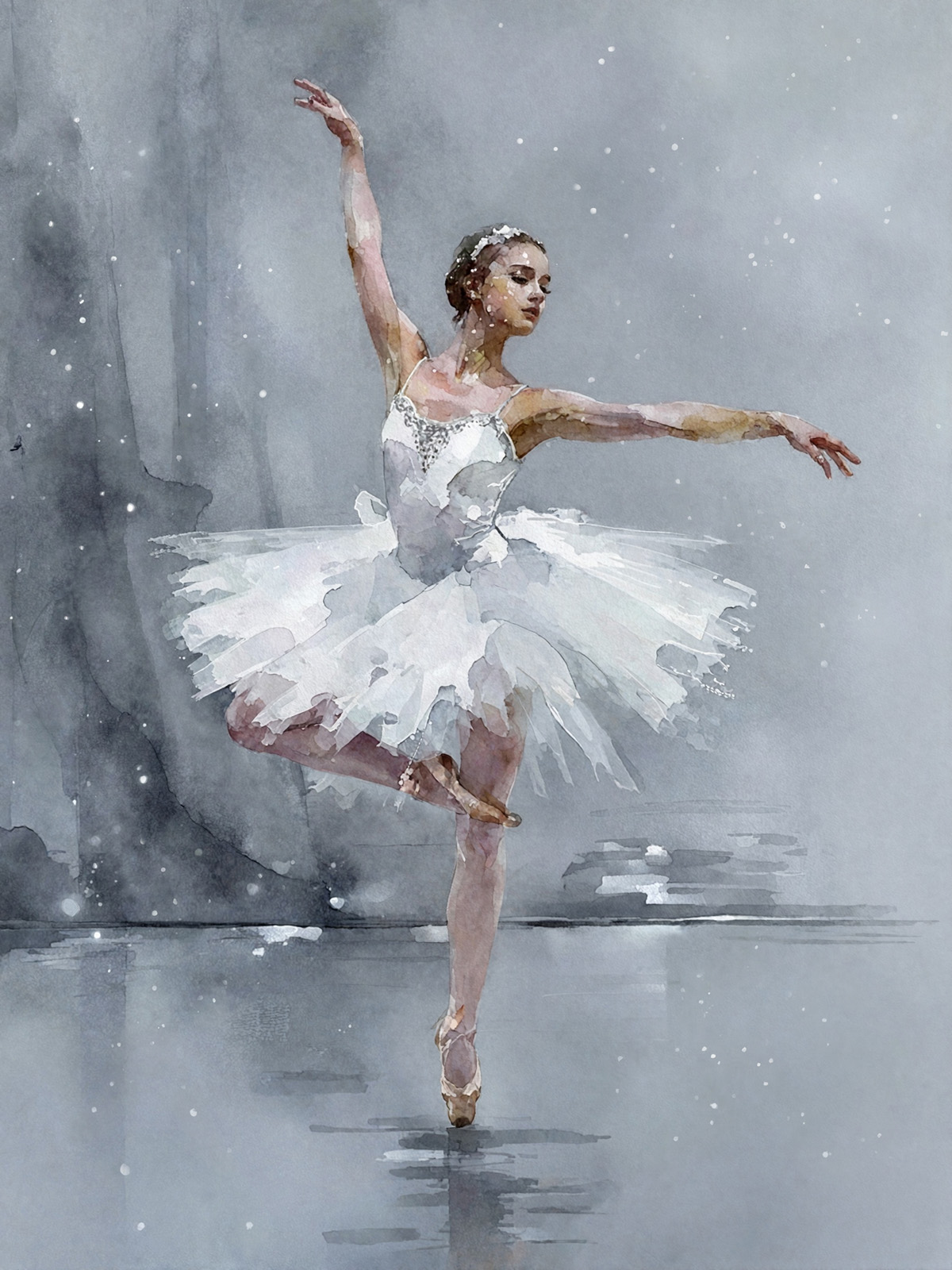 206-1989-Ballerina-der-weiße-Schwan-dekobilder-wohnasseccoires