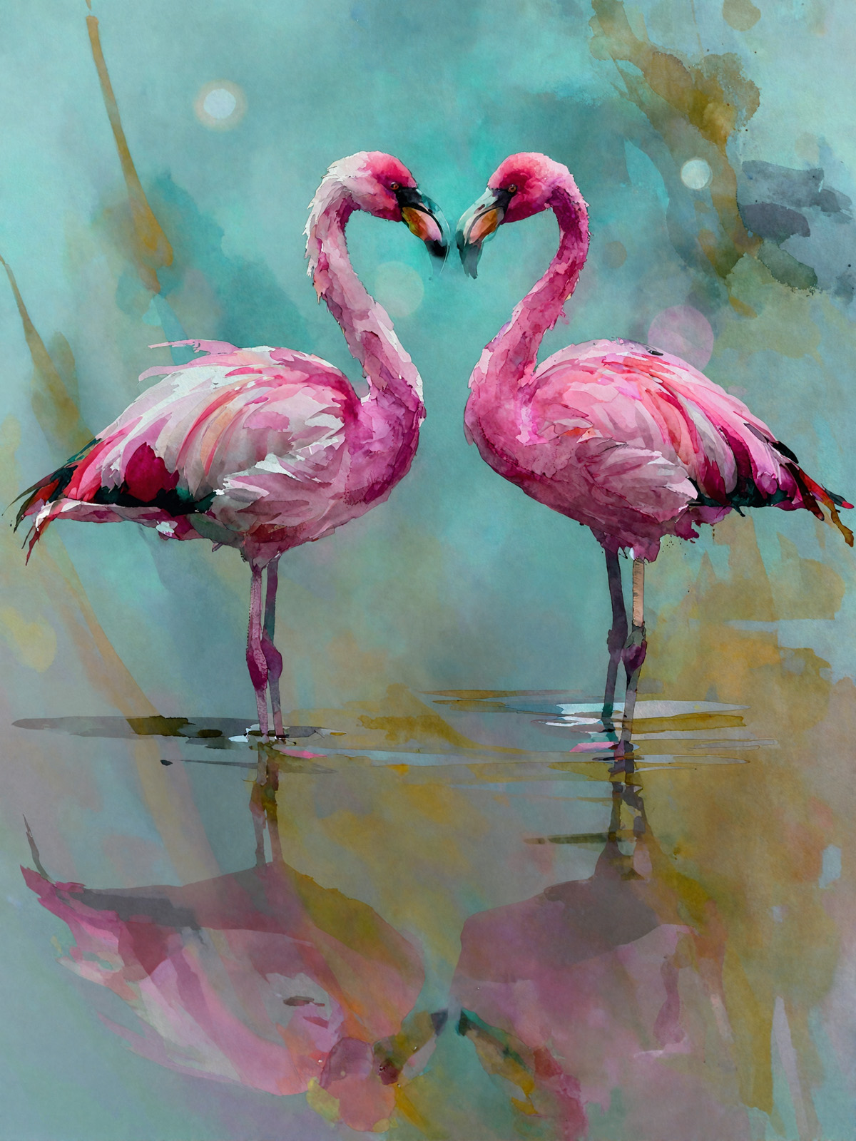 214-1813-rosa-Flamingos-und-Herz-wohnasseccoires-personalisierung