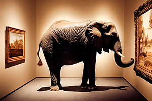 218-1340-Elefant-im-Raum-kunstdrucke-motive